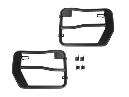 Rugged Ridge Fortis Tube Doors Front 07-18 Jeep Wrangler JK Cheap