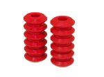 Prothane Universal Coil Spring Inserts - 7.5in High - Red Hot on Sale