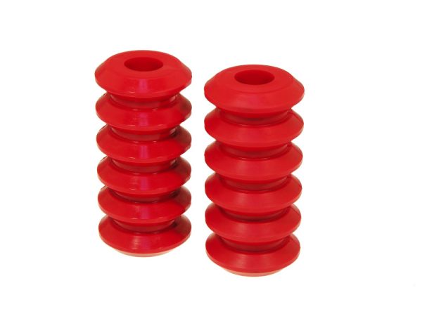 Prothane Universal Coil Spring Inserts - 7.5in High - Red Hot on Sale