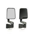 Rugged Ridge 87-02 Jeep Wrangler YJ TJ Black Door Mirror Kit w  LED Turn Signals For Discount