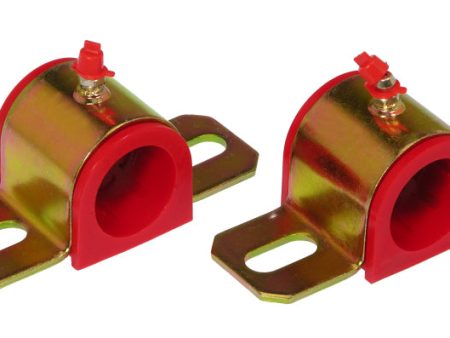 Prothane Universal Greasable Sway Bar Bushings - 1 1 4in - Type B Bracket - Red Online