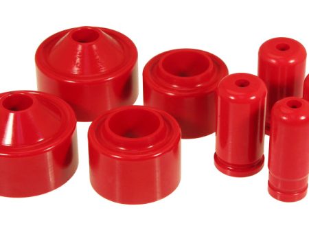 Prothane 07+ Jeep JK 2in Lift Coil Spring Isolator - Red Fashion