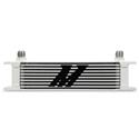 Universal 10 Row Oil Cooler, White on Sale