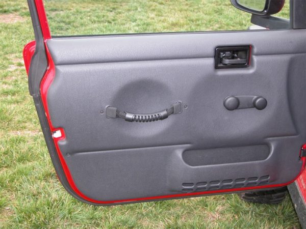 Rugged Ridge Door Pull Straps Black 97-06 Jeep Wrangler Supply