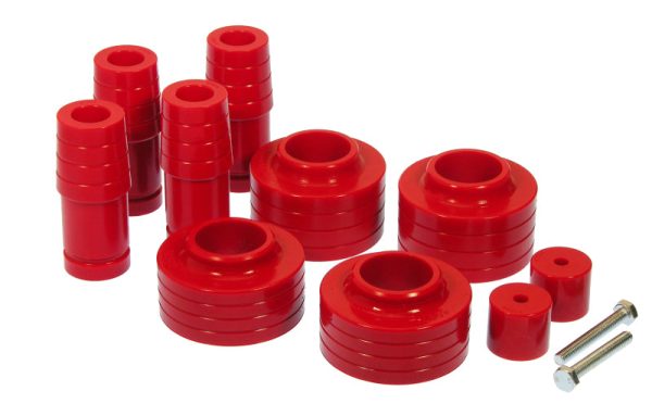 Prothane Jeep TJ 1.5in Lift Coil Spring Isolator - Red Cheap