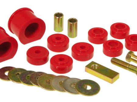 Prothane 76-89 Chrysler Front Sway Bar Bushings - 1 1 8in - Red Online Sale