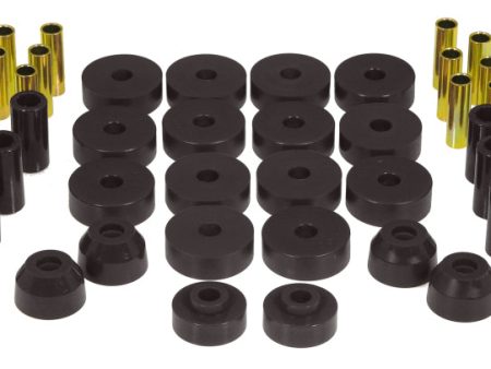 Prothane 55-75 Jeep CJ5 7 Total Kit - Black Online Hot Sale