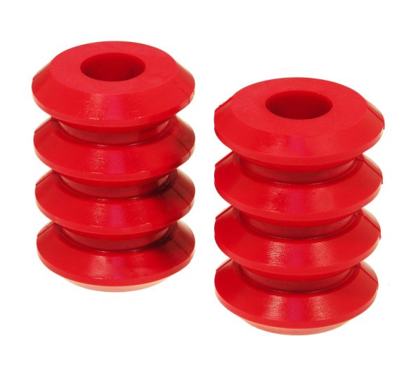 Prothane Universal Coil Spring Inserts - 5in High - Red on Sale