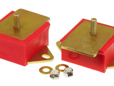 Prothane 72-86 Jeep CJ 6cyl Motor Mounts - Red Online Hot Sale