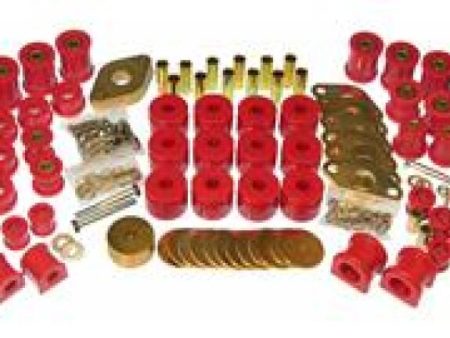 Prothane 07-11 Jeep Wrangler Total Kit - Red For Cheap