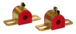 Prothane Universal 90 Deg Greasable Sway Bar Bushings - 5 8in - Type B Bracket - Red Online Hot Sale