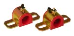 Prothane Universal Greasable Sway Bar Bushings - 24MM - Type A Bracket - Red Online Hot Sale