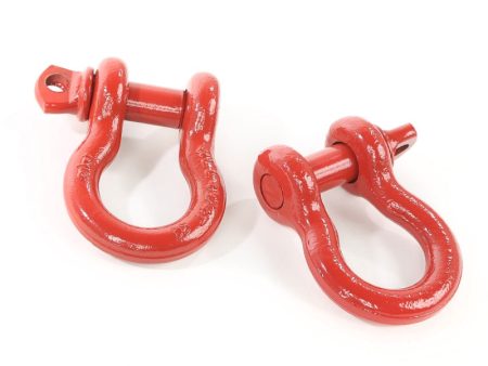 Rugged Ridge Red 3 4in D-Shackles Online now