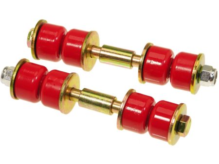 Prothane Universal End Link Set - 2 5 8in Mounting Length - Red Cheap