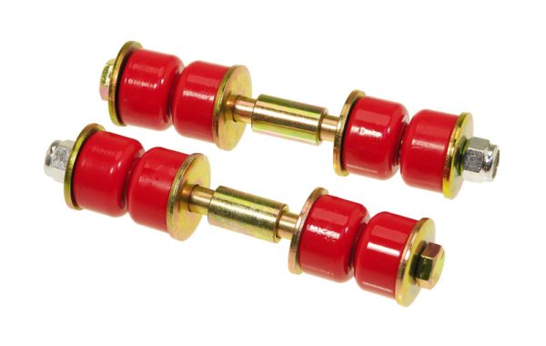 Prothane Universal End Link Set - 2 5 8in Mounting Length - Red Cheap