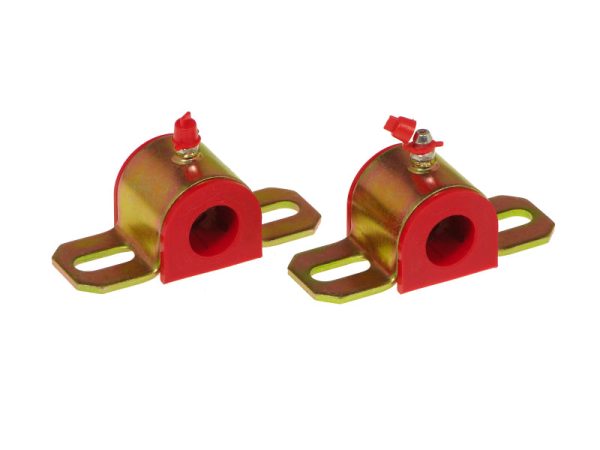 Prothane Universal Greasable Sway Bar Bushings - 3 4in - Type A Bracket - Red Online Hot Sale