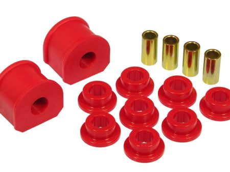 Prothane 97-02 Ford Expedition 2wd Rear Sway Bar Bushings - 21mm - Red Fashion