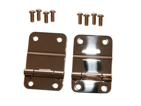 Rugged Ridge 76-86 Jeep CJ Stainless Steel Tailgate Hinges Hot on Sale