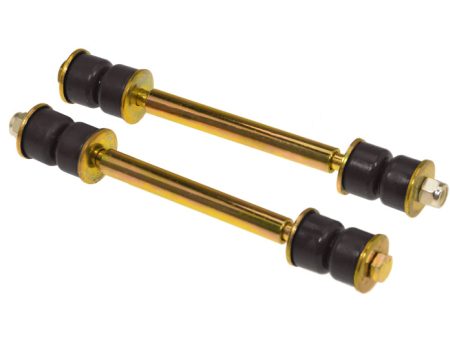 Prothane Universal End Link Set - 6 1 8in Mounting Length - Black on Sale