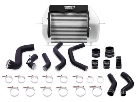 Ford F-150 EcoBoost Performance Intercooler Kit, 2011-2014, Black Intercooler and Polished Pipes Supply