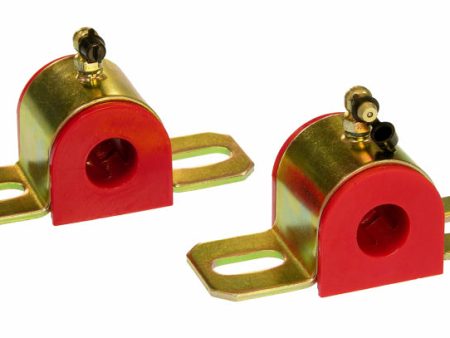 Prothane Universal 90 Deg Greasable Sway Bar Bushings - 3 4in - Type B Bracket - Red Online