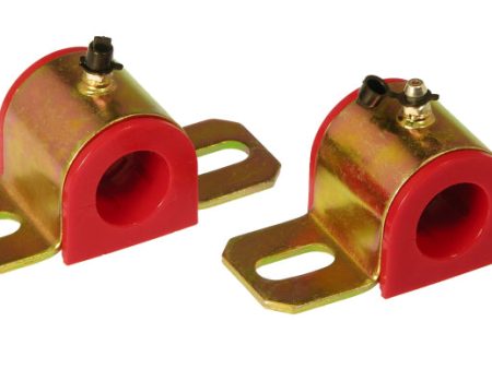 Prothane Universal Greasable Sway Bar Bushings - 1in - Type B Bracket - Red Fashion