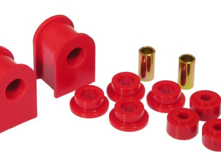 Prothane 75-98 Ford Truck S B & E L Bush - 7 8in (for 2.5in Frames   Stud to Eye End Links) - Red Fashion