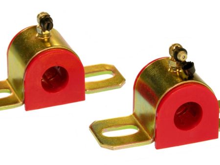 Prothane Universal 90 Deg Greasable Sway Bar Bushings - 13 16in - Type B Bracket - Red Sale