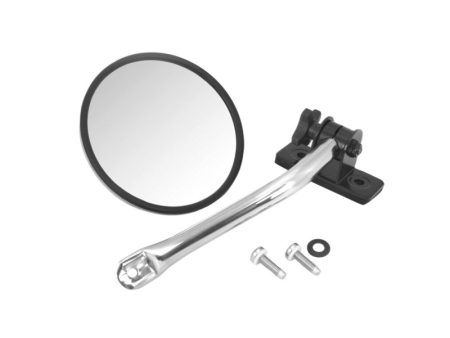 Rugged Ridge 97-18 Jeep Wrangler Stainless Steel Round Quick Release Mirror Relocation Kit For Sale