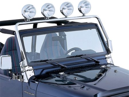 Rugged Ridge 97-06 Jeep Wrangler TJ Stainless Steel Full Frame Light Bar Discount