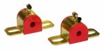 Prothane Universal 90 Deg Greasable Sway Bar Bushings - 1 2in - Type B Bracket - Red Sale