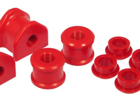 Prothane 05+ Ford Mustang Rear Sway Bar Bushings - 18mm - Red Hot on Sale