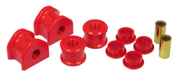 Prothane 05+ Ford Mustang Rear Sway Bar Bushings - 18mm - Red Hot on Sale