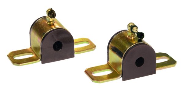 Prothane Universal 90 Deg Greasable Sway Bar Bushings - 1 2in - Type B Bracket - Black Hot on Sale