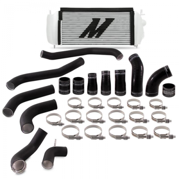 Ford F-150 3.5L EcoBoost Intercooler Kit, 2017+, Silver Intercooler and Wrinkle Black Pipes For Cheap