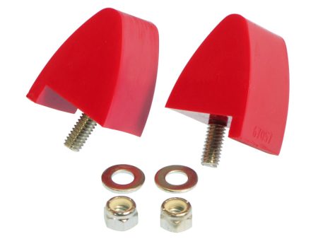 Prothane 64-73 Ford Mustang Front Bump Stops - Red Online Hot Sale