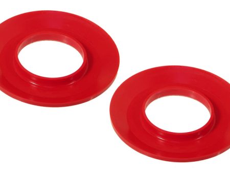 Prothane 01-03 Chrysler PT Cruiser Front Lower Coil Spring Isolator - Red on Sale