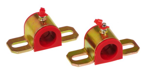 Prothane Universal Greasable Sway Bar Bushings - 15 16in - Type A Bracket - Red Discount