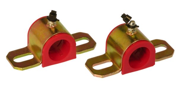 Prothane Universal Greasable Sway Bar Bushings - 25MM - Type A Bracket - Red Supply