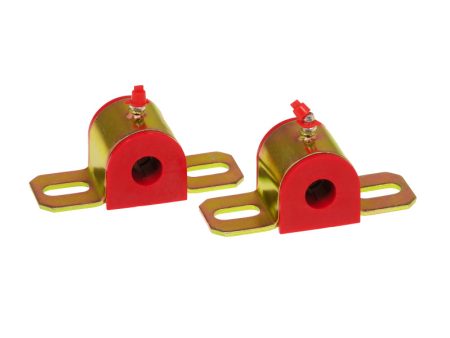 Prothane Universal Greasable Sway Bar Bushings - 11 16in - Type B Bracket - Red Online