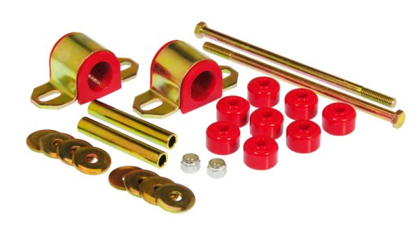 Prothane 87-96 Dodge Dakota 2wd Front 28mm Sway Bar & End Link Bushings - Red Fashion