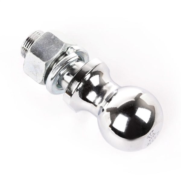 Rugged Ridge 1-7 8in Trailer Hitch Ball 1in Dia Shank Chrome Hot on Sale