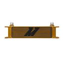 Universal 10 Row Oil Cooler, Gold For Sale