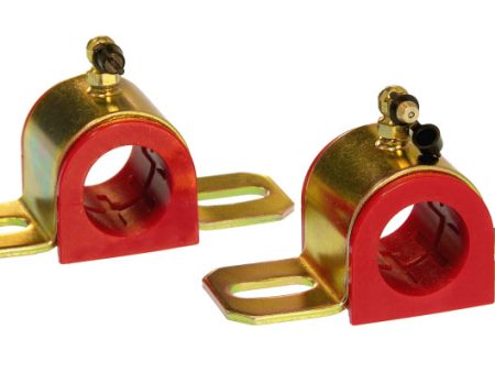 Prothane Universal 90 Deg Greasable Sway Bar Bushings - 29MM - Type B Bracket - Red Online now