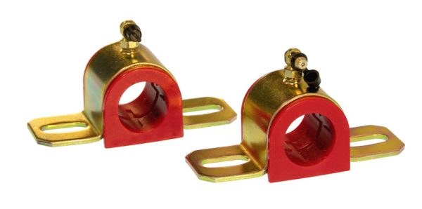 Prothane Universal 90 Deg Greasable Sway Bar Bushings - 29MM - Type B Bracket - Red Online now