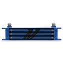 Universal 10 Row Oil Cooler, Blue For Cheap