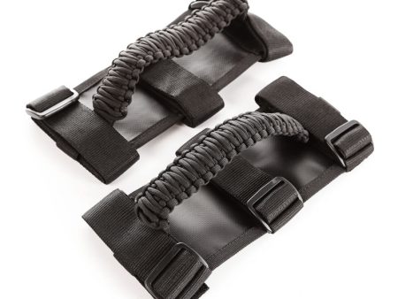 Rugged Ridge Paracord Grab Handles Black Black Pair For Discount