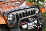 Rugged Ridge Wraparound Bug Deflector Smoke 07-18 Jeep Wrangler Discount