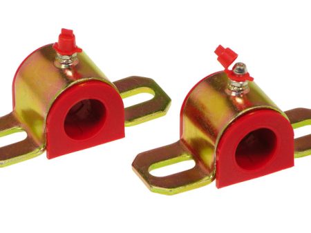 Prothane Universal Greasable Sway Bar Bushings - 21MM - Type A Bracket - Red Supply