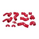 Audi S4 Silicone Turbo Hose Kit, 1997-2002, Red Fashion